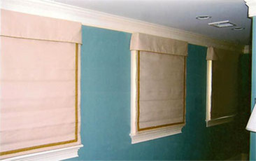 Roman Shades Down